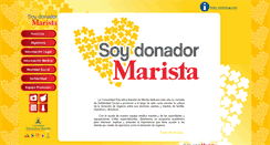 Desktop Screenshot of donador.marista.edu.mx