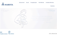 Tablet Screenshot of marista.edu.br